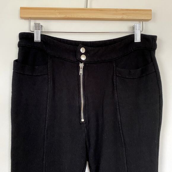 RE/DONE Originals Track Flare Sweatpants Black Medium - Picture 3 of 7